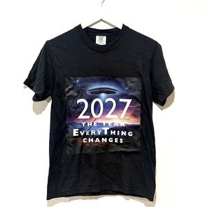 Bashar 2027 EveryThing Changes Unisex T-Shirt Size Small UFO